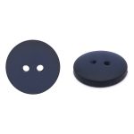 Пуговицы на 2 прокола 22L (14мм), пластик (col.22 темно-синий), CR-K18M, 144 шт