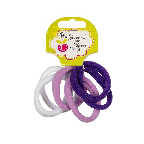 Набор резинок для волос R6101, 30 шт, №02 ассорти, Cherry Mary R6101