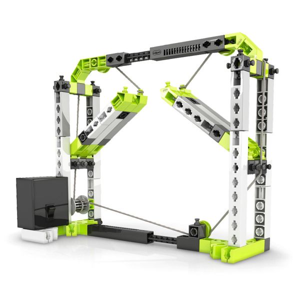 Конструктор пластиковый, 30 моделей/с мотором 121 элемент, Поделкин PKE-06, УЦЕНКА