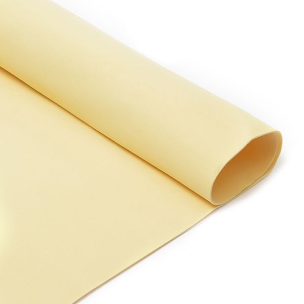 Фоамиран в листах, N022, цв. слоновая кость, 1 мм 50х50 см 10 листов