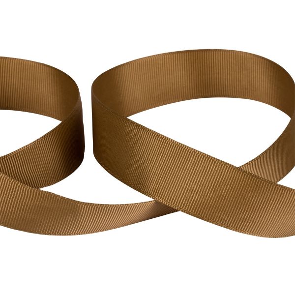 Лента репсовая (в рубчик) 25.0 мм / 45.5 метра, 120 оливковый, Gamma GR-25