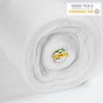 Флизелин нашивной тяжеловоспламеняемый Freudenberg 120 г/м², 150 см / рул. 25 метров, белый, Freudenberg P 120