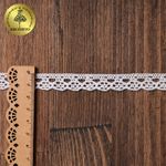 Кружево вязаное (тесьма) 15 мм / 182.8 метров, TBY.5635 цв.02 белый, Kruzhevo