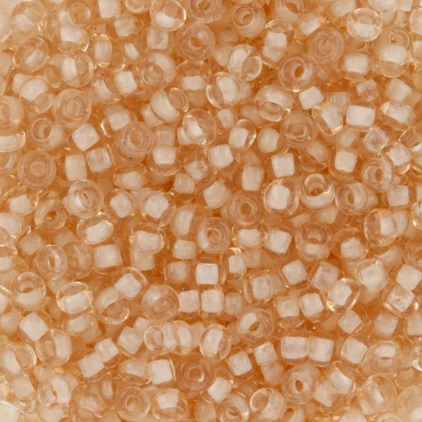 Бисер Zlatka 11/0 (2.1 мм), 100 г (10х10 г), №0009A-3 персиковый, GR