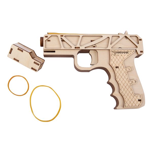 Пазл 3D, серия Оружие 62 элемент, Резинкострел Охотник, Rezark PTT-03