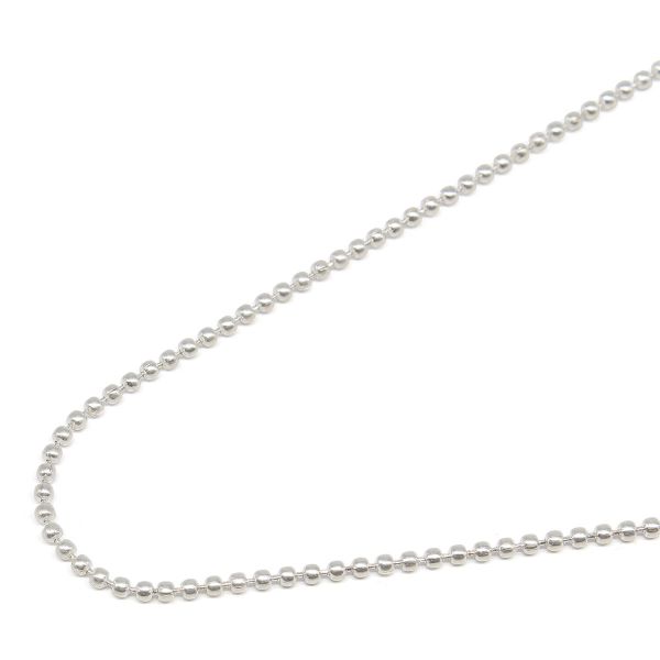 Цепочка шариковая, металл 1,2 мм / 91,4 м, серебро