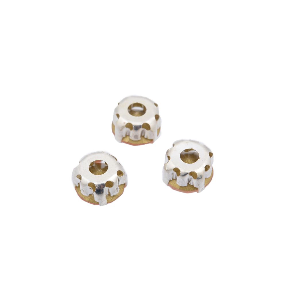 Стразы пришивные в цапах стекло MS.524.F, цв.т.фиолетовый 8 мм, уп. 288 шт