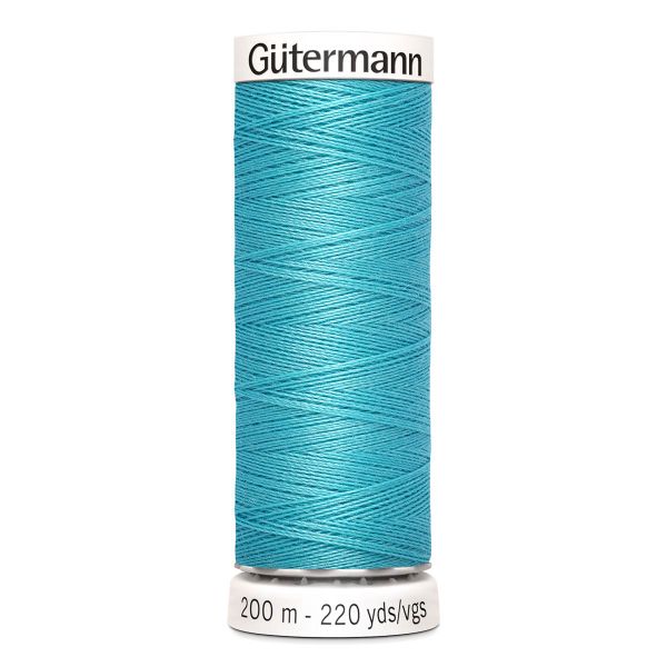 Нитки универсальные Gutermann Sew-all, 200м, 714 умеренный аквамарин, 5 катушек
