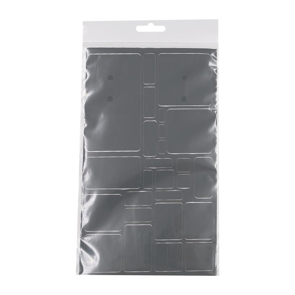 Набор заплаток самоклеящихся, квадрат/прямоугольник, ткань, 145x245мм (темно-серый (gray2)), AC03