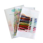 Набор для вышивания нитками МП Студия (Акварель), Весёлые соседи, 21х16 см