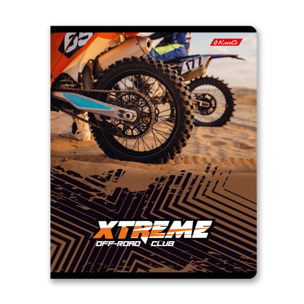 Тетрадь ученическая общая, A5+ 80 л. на скобе 65 г/м², белизна 100%, 5 шт, клетка в термоусадочной пленке, 000485 Мотофристайл, Светоч 80ТСК5_0_2_1