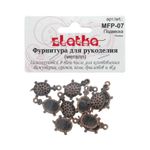 Подвеска для бижутерии черепаха, 10 шт, под античную медь, Zlatka MFP-07