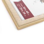 Рамка для картины (фото) пластик с оргстеклом 30х40 см, бежевый, Gamma ПРК-23