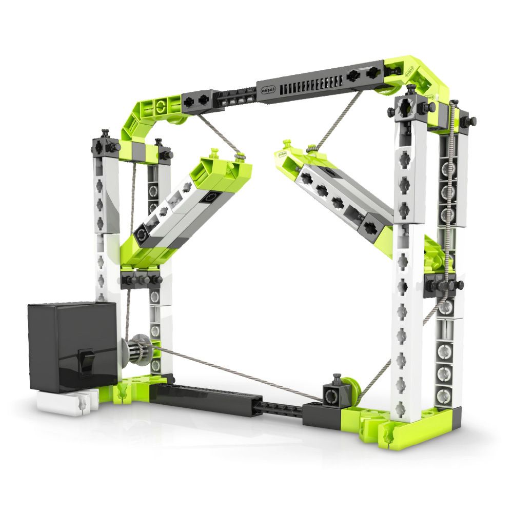 Конструктор пластиковый 30 моделей, с мотором 121 элемент, Поделкин PKE-06