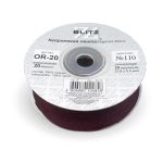 Лента капроновая (органза) 20.0 мм / 22.8±1 метра, 110 т. коричневый, Blitz OR-20