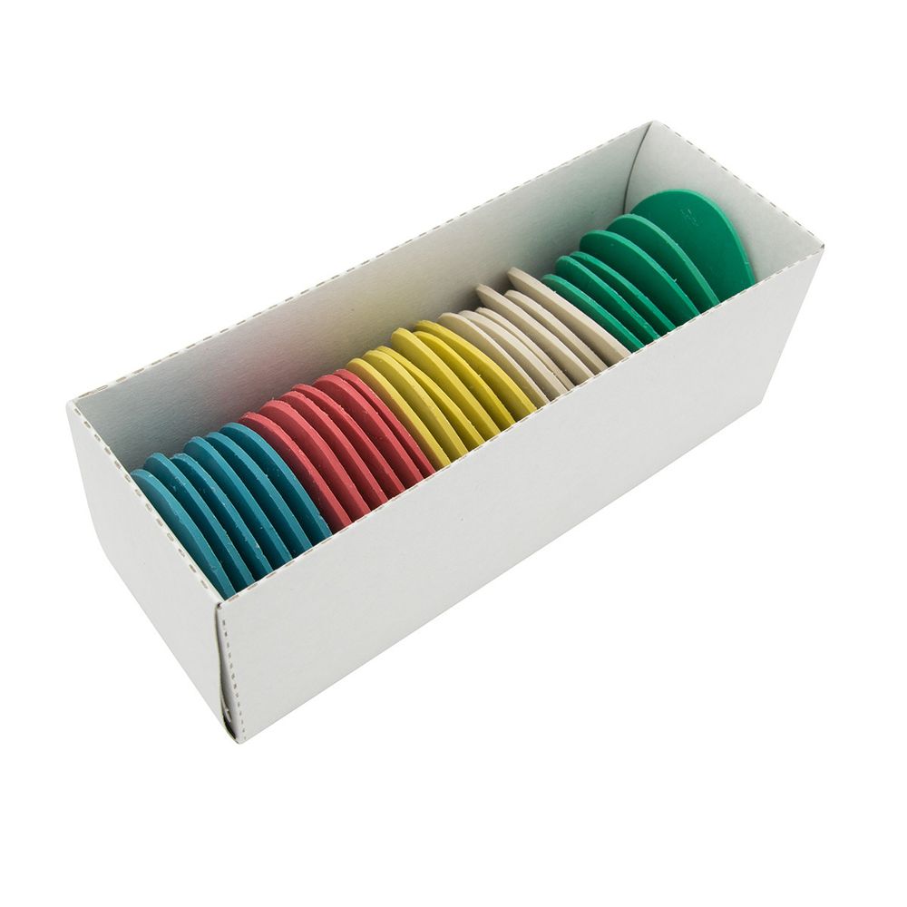 Мелок восковой овальный ассорти 30 шт/упак