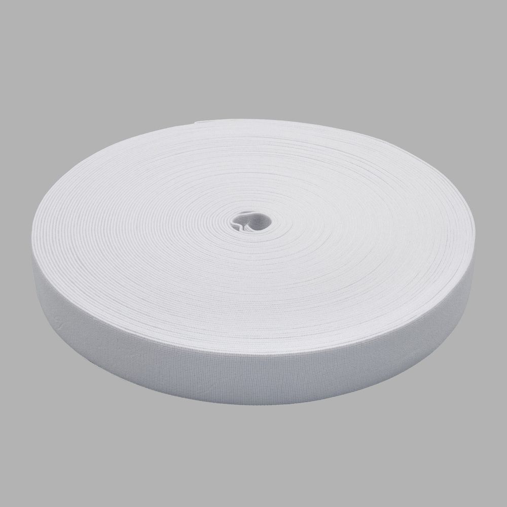Резинка башмачная 30.0 мм / 25 метров, белый