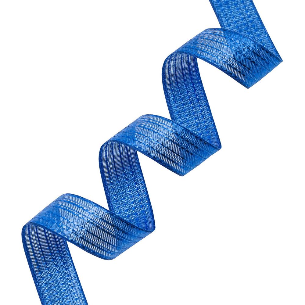 Лента декоративная подарочная 25.0 мм / 25±1 метров, рис.9015, синий, С3687Г17 Стрела-25