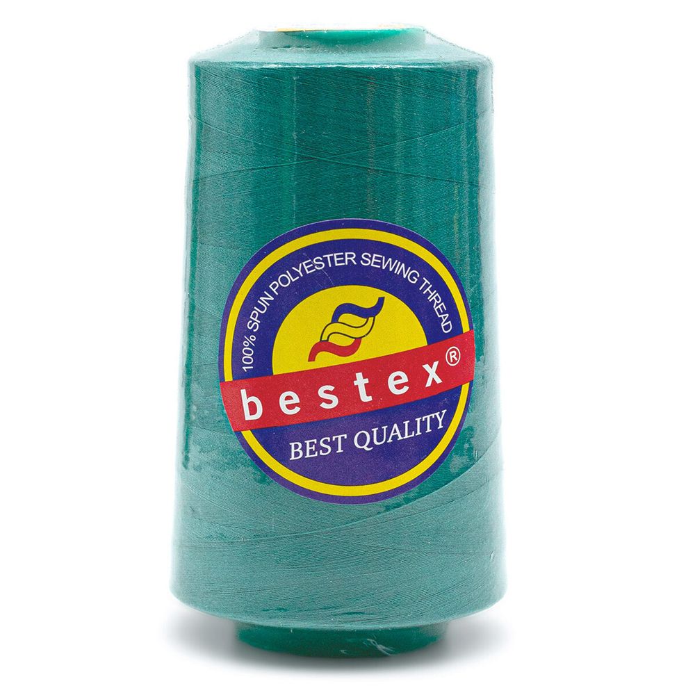 Нитки универсальные Bestex 50/2, 4570 м (5000 ярд) / 1 кат., 128 яркий малахит