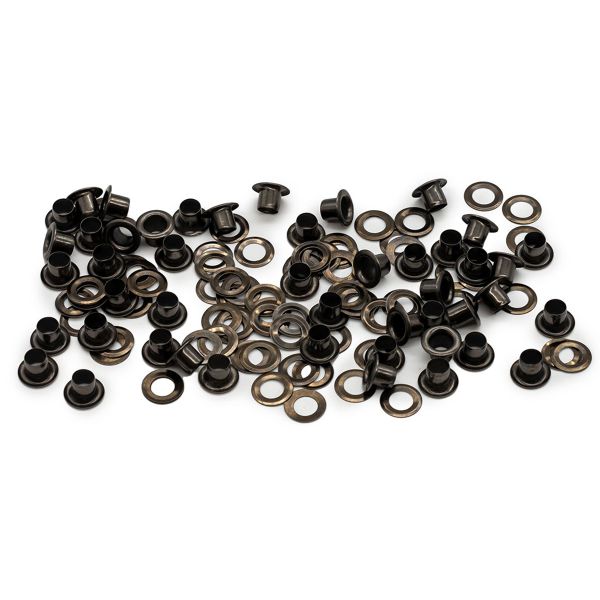 Люверсы металл ⌀_4.4 мм (внутр.), h5.42 мм (внутр.), №2, сталь, New Star, антик, уп.≈5000 шт