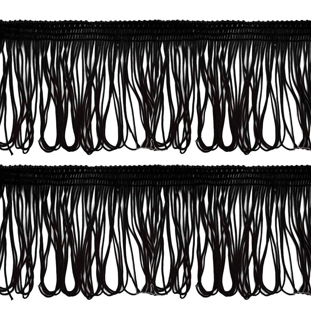 Бахрома отделочная 90.0 мм / 25 метров, 115 черный