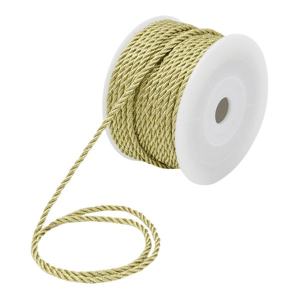 Шнур витой металлизированный 3мм / 18,29м, 186 золото