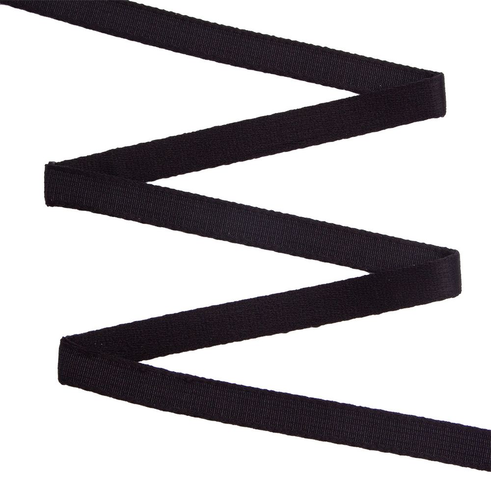 Лента тоннельная (чехол для косточек) 11.0 мм / 50 метров, C580 черный)