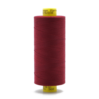 Нитка Gutermann Mara 150 (1000 метров), 1 кат., особо тонкая | 368 бордо