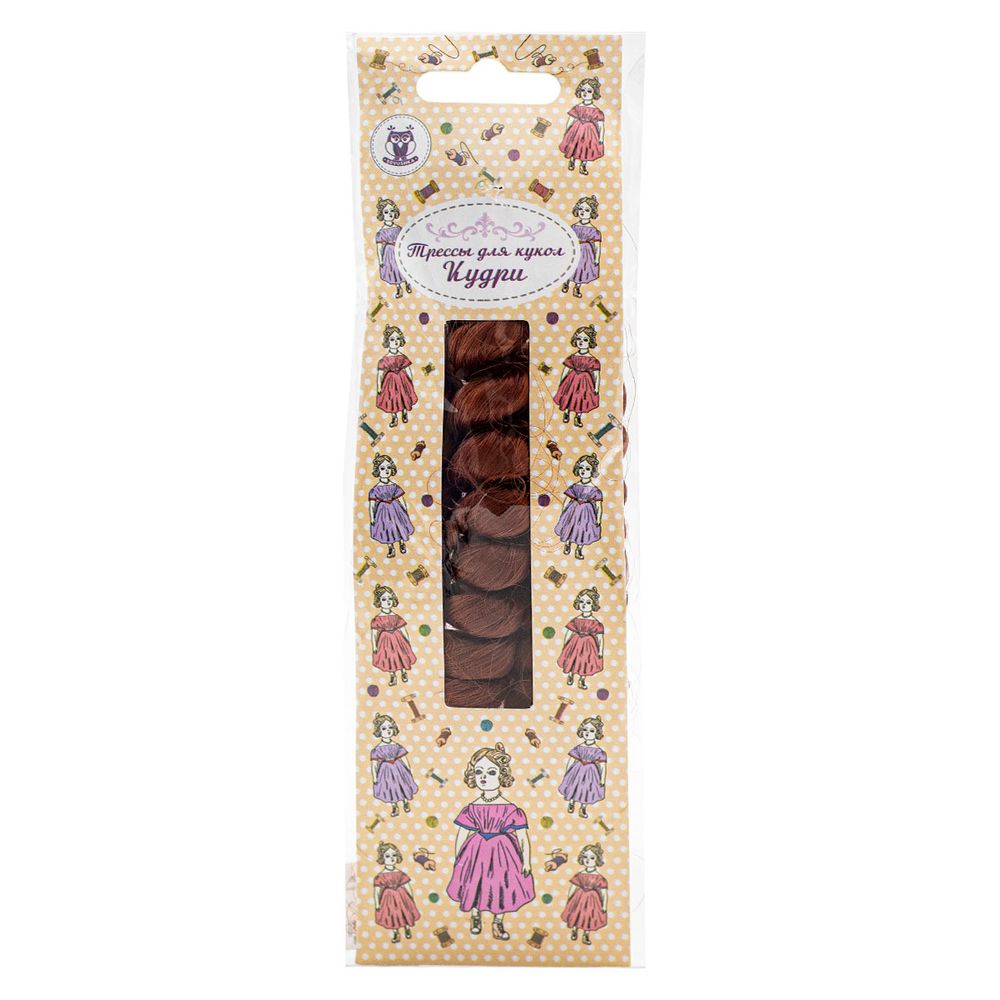 Трессы Элит кудри №38 350, длина волос 38см, ширина 100 см, 1шт, 26460