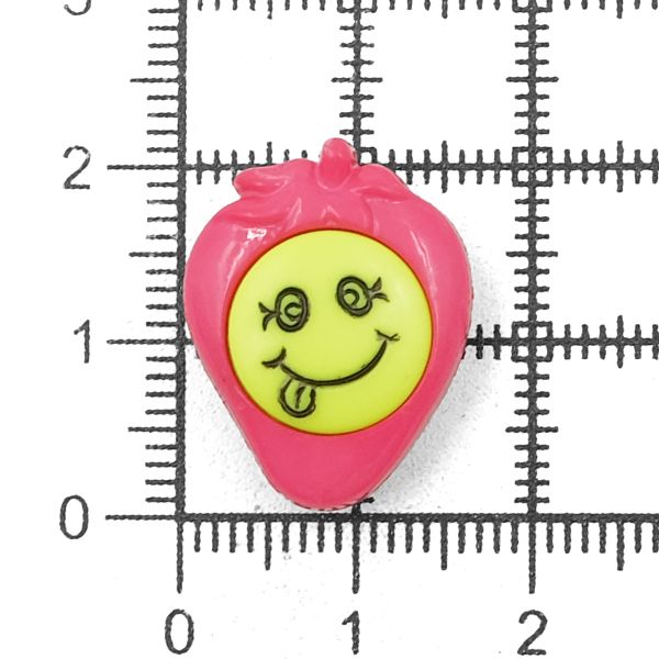 Пуговицы детские Смешная ягода (48268) 21мм (516/535), 72 шт