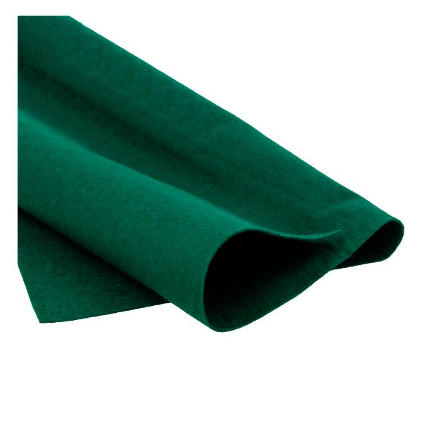 Фетр листовой 1 мм, 30х45 см, 60% вискоза, 40% шерсть, 244/4 изумрудный, Gamma А-270/250
