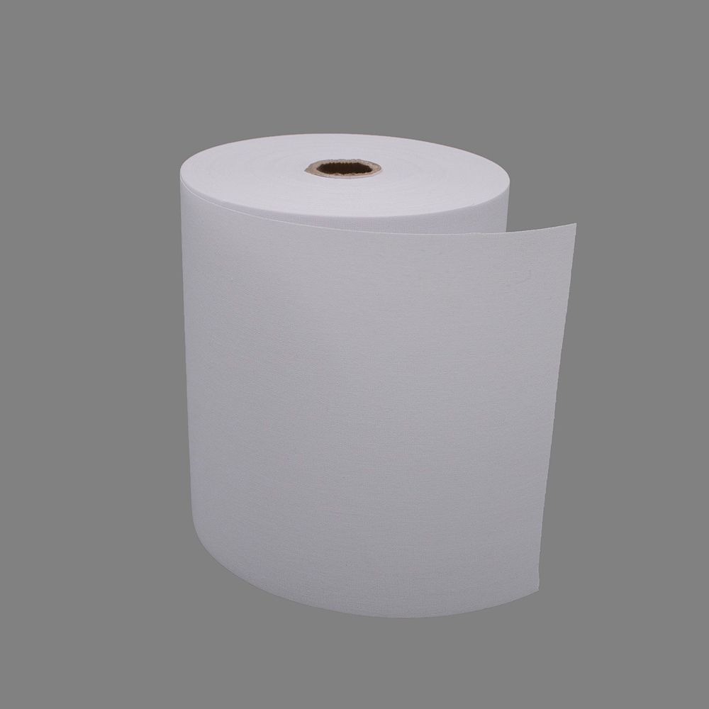 Люверсная шторная лента клеевая 200 мм / 50 метров, белый х/б