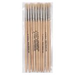 Кисть коза школьная №4,10 шт