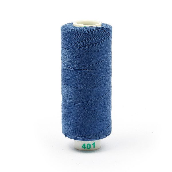 Нитки швейные бытовые Dor Tak 40/2, 366 м / 10 кат., 401 синий