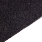 Петельное полотно велкроткань мягкая 250 г/м², шир.150 см / 1 метр, 100% нейлон, черный, 8203-0021