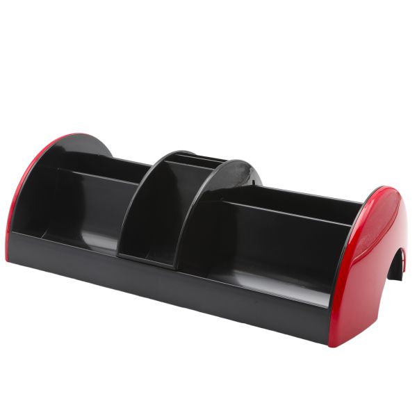 Подставка для канц. принадлежностей Elbe красная, LAMARK556