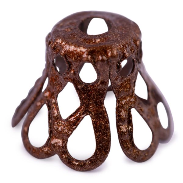 Розетки для бус 8 мм, 5 шт, №05 под медь, Zlatka DC-005/5