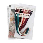 Набор для вышивания нитками Panna, Зимняя рыбалка, 17х17 см