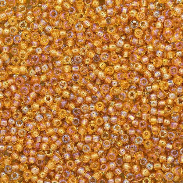 Бисер Preciosa прозрачный с радужным покрытием 10/0 (11050), круг.отв, 50гр