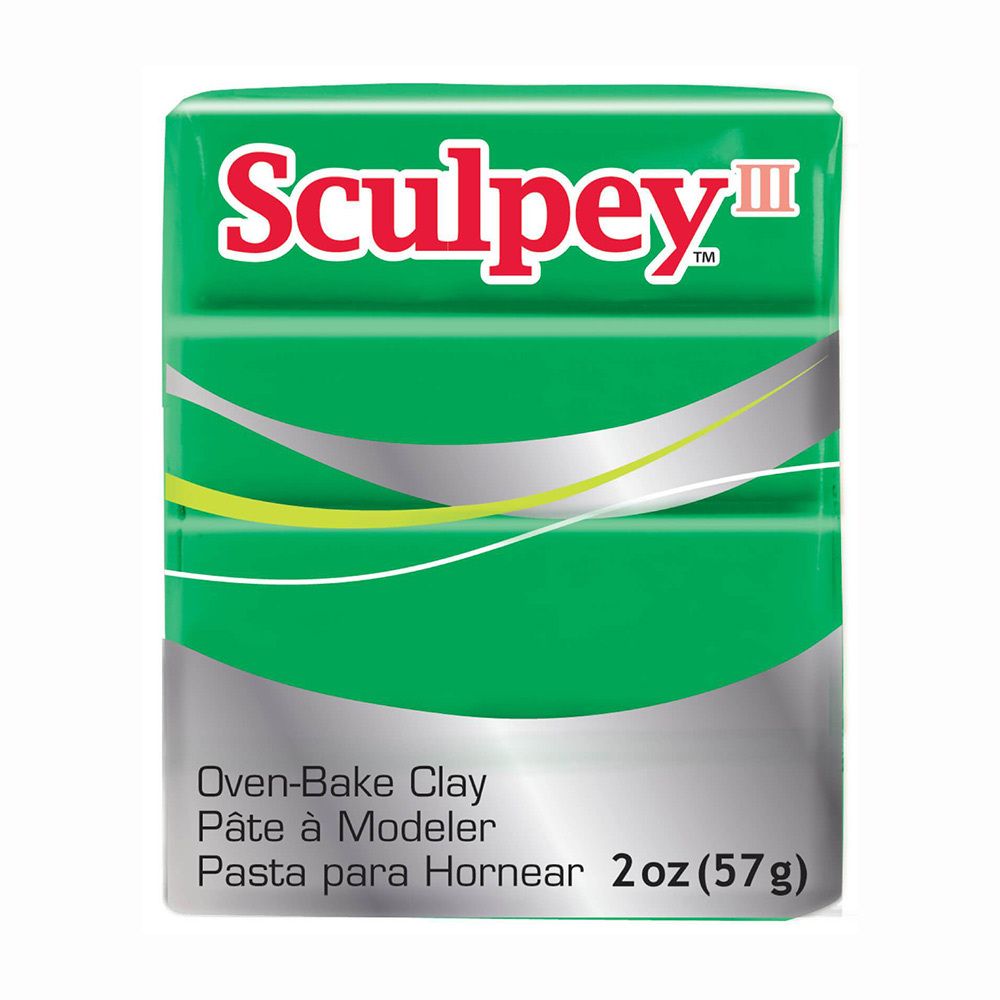 Полимерная глина 57 г, 323 под изумруд, Sculpey S302