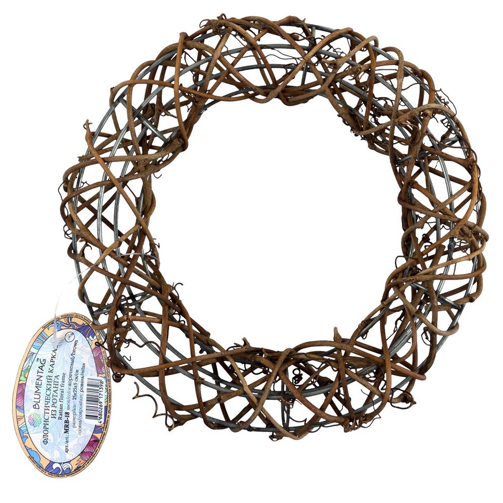 Флористический каркас 25х25х5 см, коричневый, Blumentag MRB-18