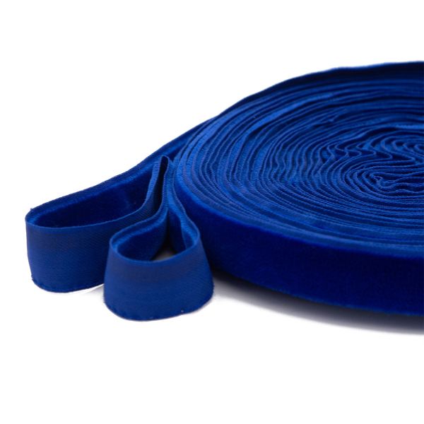 Лента бархатная (тесьма) 20.0 мм / 10±0.5 метров, рис. 8319, цв.14 василек