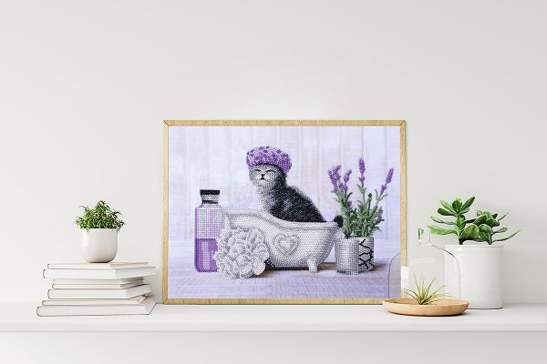 Алмазная (кристальная) мозаика Фрея, Водные процедуры, 40х30 см