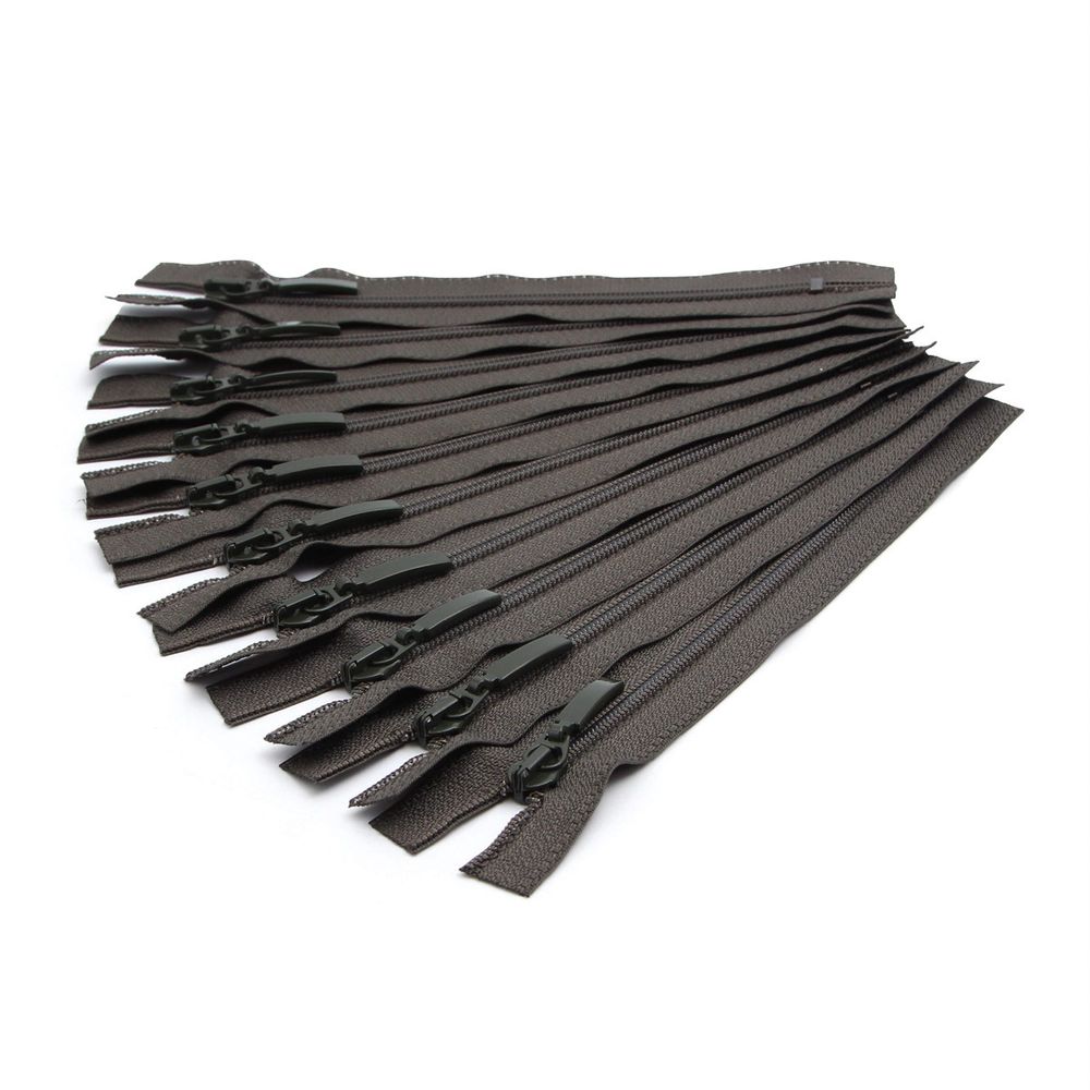 Молния спираль (витая) Arta Т5 (5 мм) 1 зам., н/раз., 18 см, цв. 078 хаки, уп.10 шт