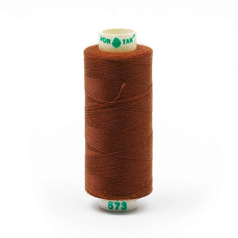 Нитки швейные бытовые Dor Tak 40/2, 366 м / 10 кат., 573 коричневый
