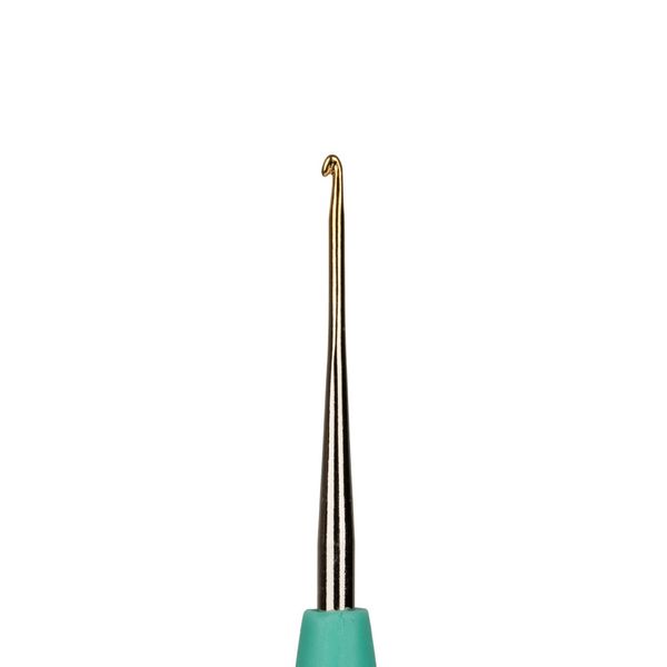 Крючок для вязания с прорезиненной ручкой сталь ⌀1.1 мм, 13 см, Gamma RCH