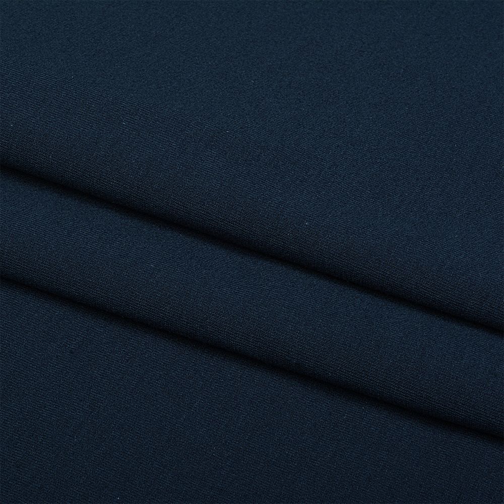 Кулирка гладкокрашеная 145 г/м², 100+100 см, в нарезке, цв. т.синий, 6м /TOS/