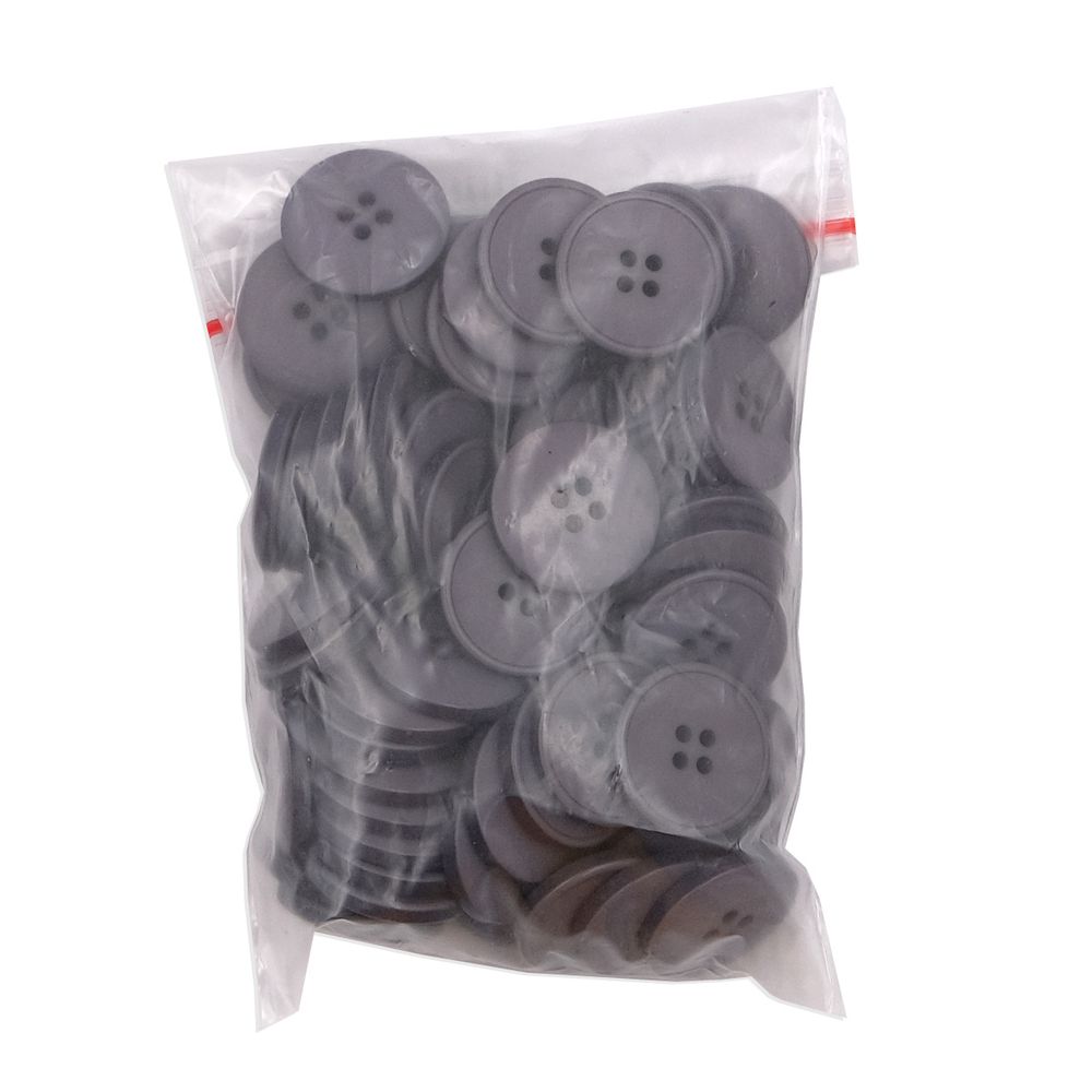 Пуговицы 4 прокола 32L (20мм), (Gray1 (серый1)) NE56, 72 шт