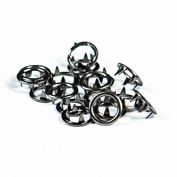 Часть кнопки рубашечной ⌀11 мм (A, D-части), черн. никель, 100 шт, BIG