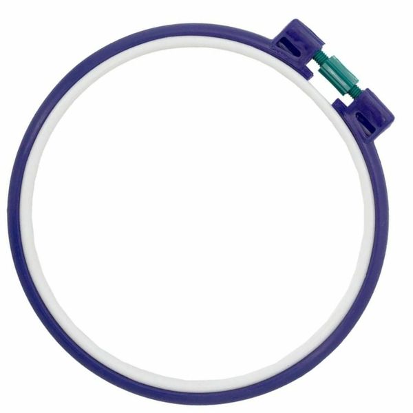 Пяльцы пластмассовые ⌀26см, 1 шт /TOS/